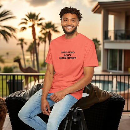Wing Man Scared "Money Don't Make Money" - Casual Wear, Gifts for Entrepreneurs, Financial Freedom, Trendy Apparel, Affirmation Shirt