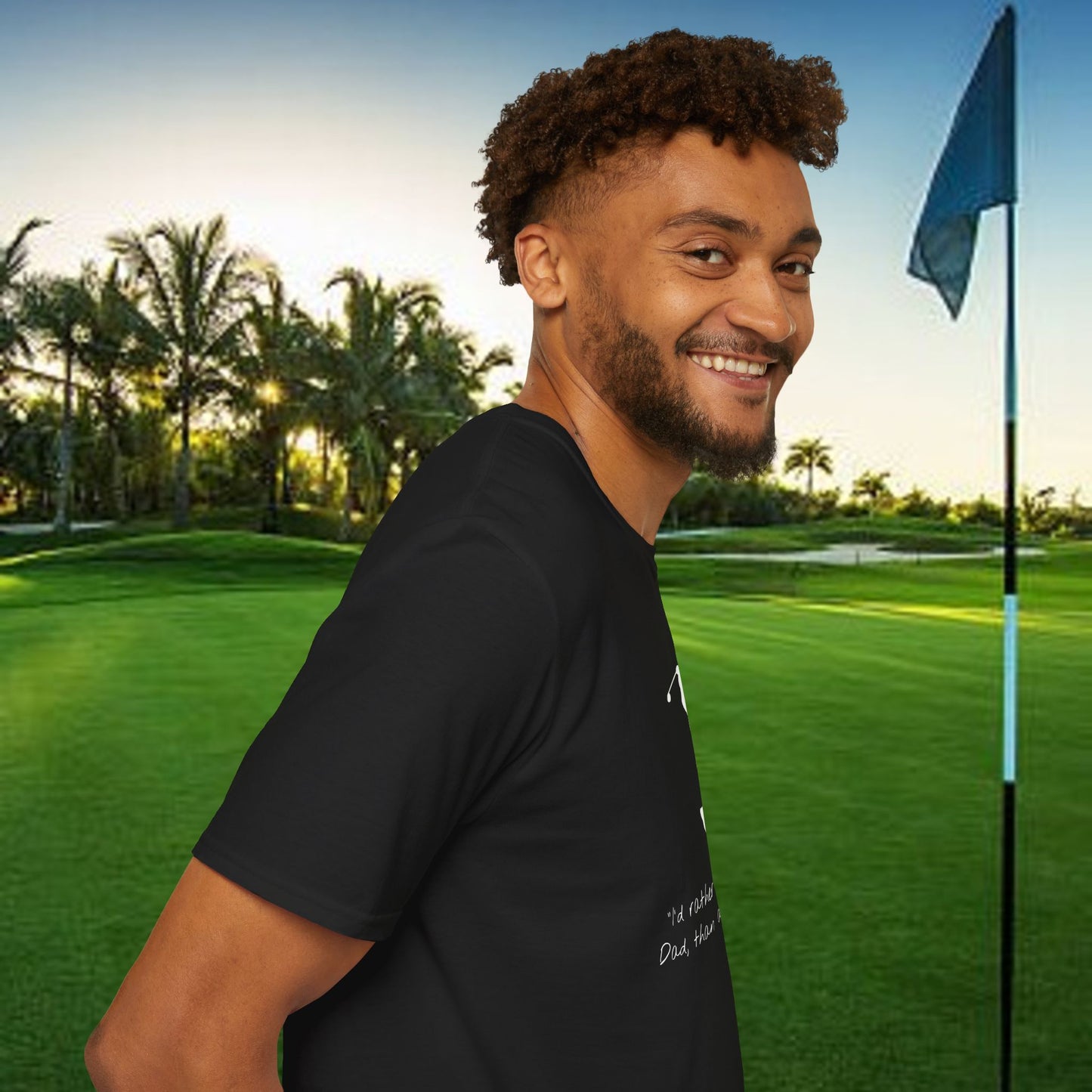 Golf-Inspired Unisex T-Shirt, Perfect Gift for Dad, Father's Day Present, Sporty Style Tee, Casual Wear, Golf Lover Apparel