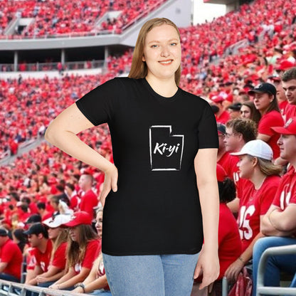 Ki-yi Softstyle Unisex T-Shirt | Casual Wear, Gift for Friends, Utah Pride, Comfortable Tee, Unique Graphic Shirt