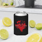 Gameday Themed Can Cooler, Fun Beverage Insulator for Parties, Gifts for Friends, Humor for BBQ, Tailgate Accessories