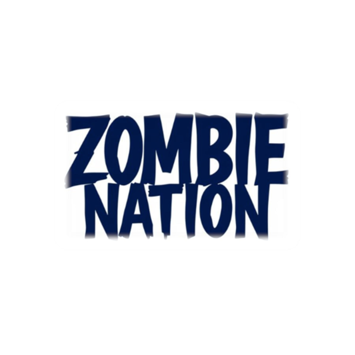 Zombie Nation Kiss-Cut Stickers | Fun Decals for Laptop, Water Bottle, Car, College Decor, Gifts for Sports Fans