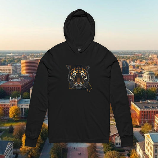 Hooded Tee, Casual Wear, Sports Fan Apparel, Gift for Game Day, Fan Sweatshirt