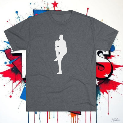 deGoat Pitcher Silhouette T-Shirt with Graffiti Logo on back and Silhouette of The GOAT on the front.