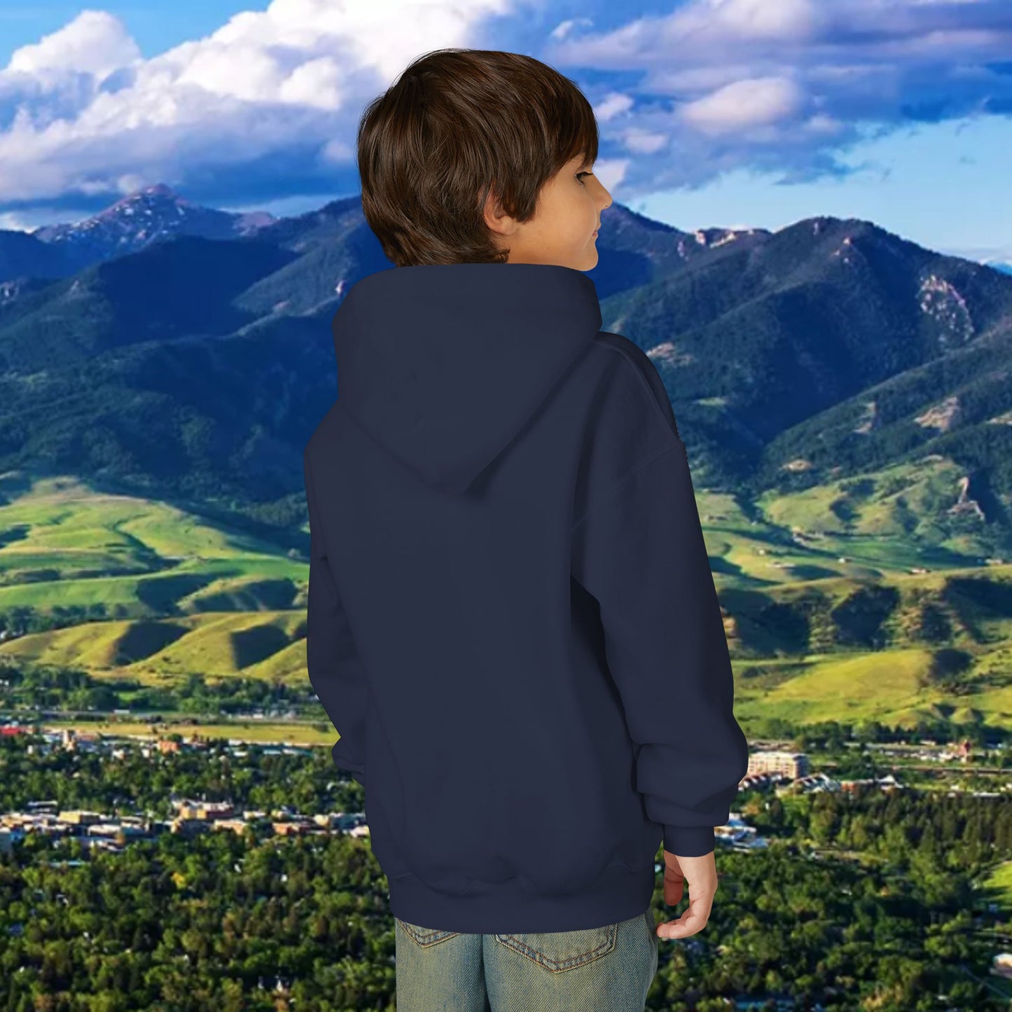 Bobcat Born Youth Hoodie, Cozy Sweatshirt for Kids, Great for School, Outdoor Adventures, Gifts, Sports Events