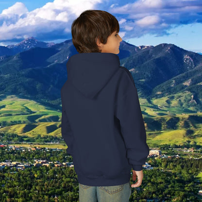 Bobcat Born Youth Hoodie, Cozy Sweatshirt for Kids, Great for School, Outdoor Adventures, Gifts, Sports Events