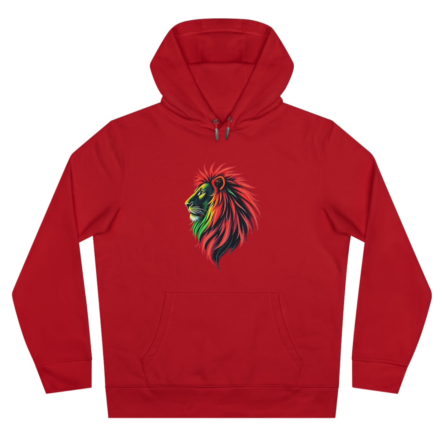 Vibrant Lion King Hoodie, Warm and stylish with Artistic and Vibrant Lion Graphic.