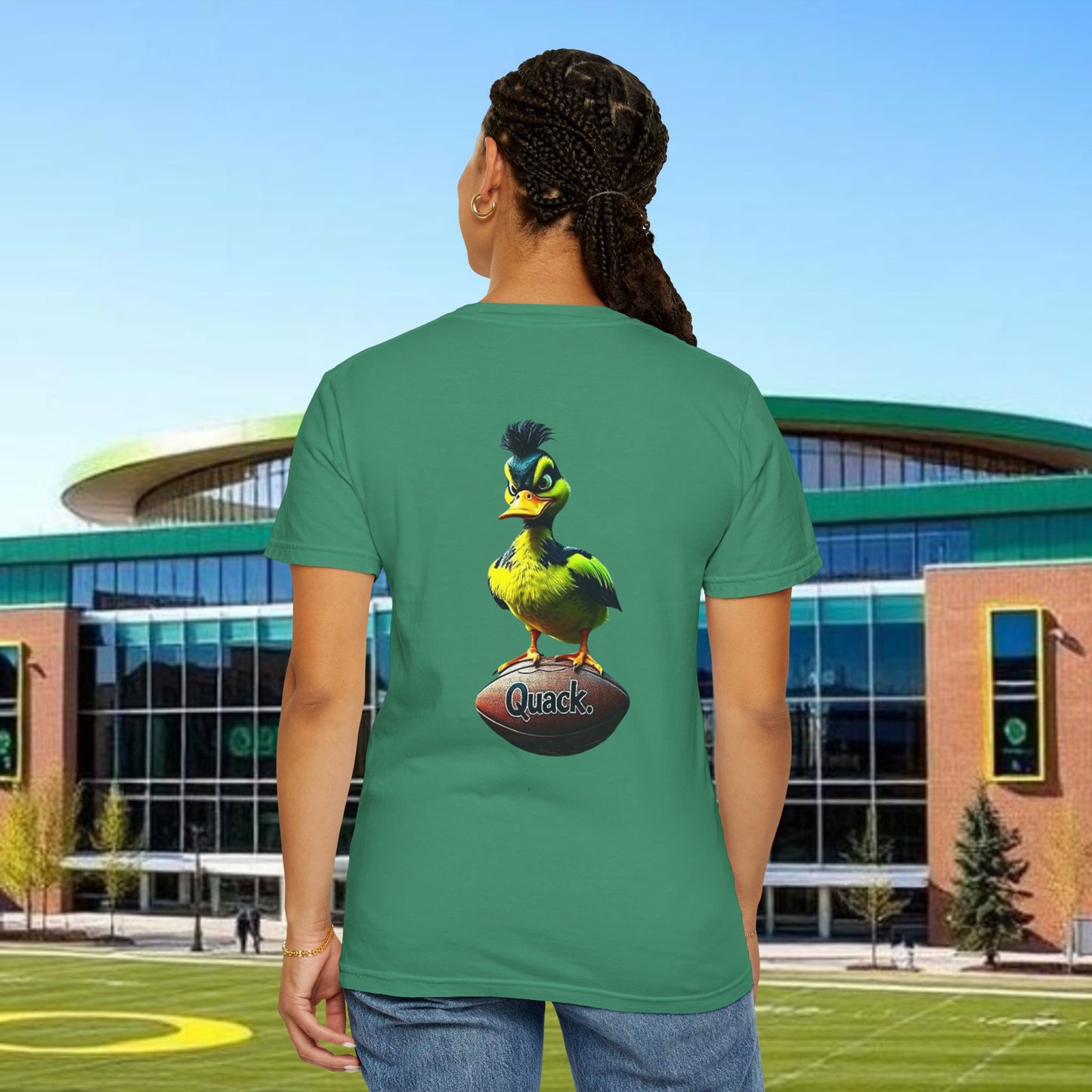 Eugene Fan T-Shirt, Unisex Sports Tee, Game Day Apparel, Football Fan Gear, College Team Shirt, Quack Spirit Wear