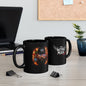 The Wing Man Black Coffee Mug — Spicy Chili Logo 11oz & 15oz
