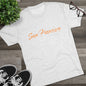 San Francisco Script Tee — Minimal City Skyline Graphic T‑Shirt, Perfect for Gameday, Tri-Blend
