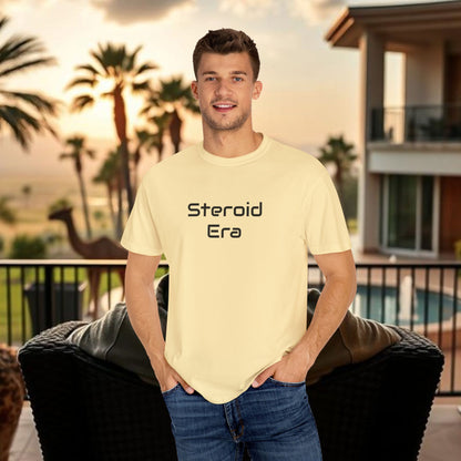 Vintage Baseball Unisex Garment-Dyed T-shirt, 90's Steroid Era Tee Shirt, Athletic Sports Tee, Retro Baseball Shirt, Sports Fan Gift,