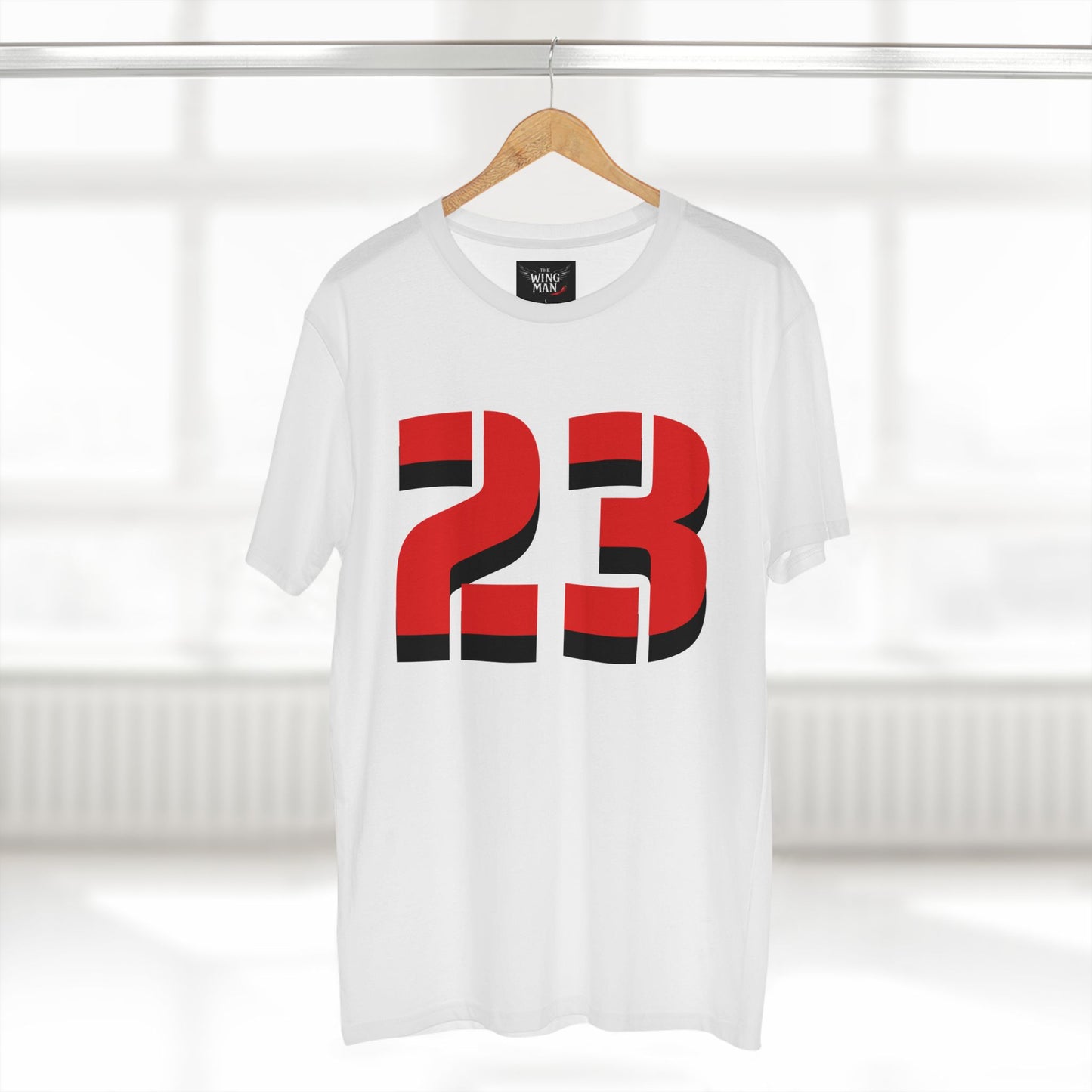 Sporty Adult Tee with Bold Number 23, Casual Fan Shirt, Basketball Apparel, Gift for Sports Lovers, Team Spirit Top