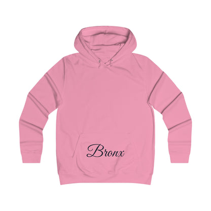 Bronx Script Hoodie — Girly College-Inspired Pullover