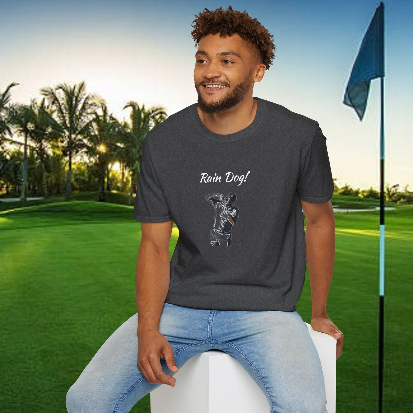 Rain Dog Unisex T-Shirt, Graphic Tee, Casual Wear, Gift for Dog Lovers, Everyday Style, Unique Design Shirt