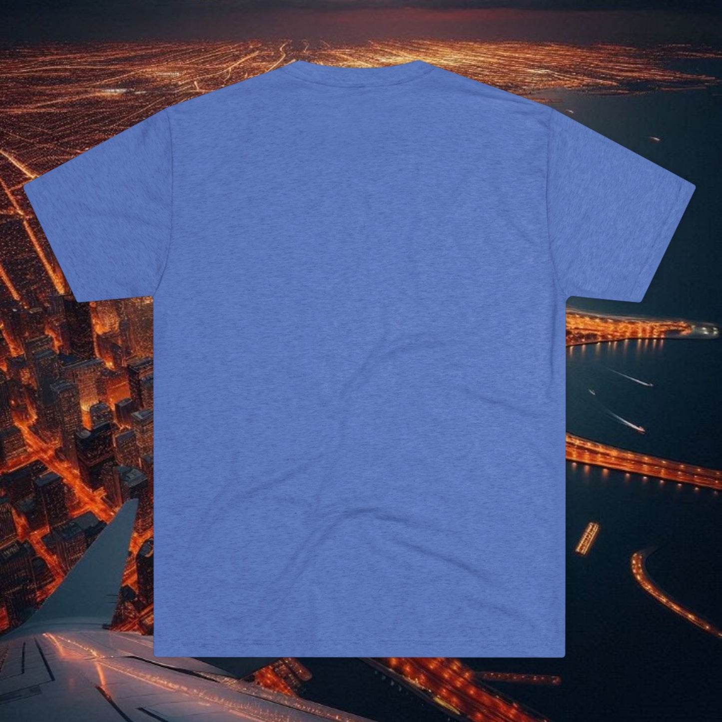 Chicago Script Tee – Handwritten City Shirt, Tr-Blend, Super Soft T-Shirt, Perfect for Gameday