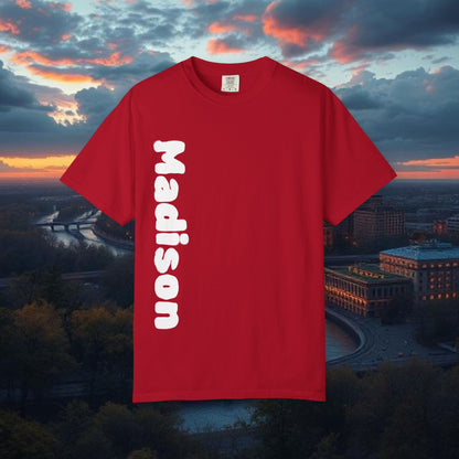 Wisconsin Pride Unisex T-shirt, Casual Wear, College Apparel, Game Day Shirt, Gift for Fans, Summer Fashion