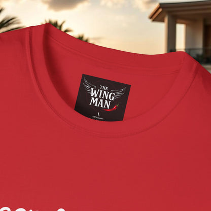 Beer & Wings Unisex Softstyle T-Shirt, Casual Gift for BBQ Lovers, Fun Drink Shirt, Summer Party Apparel, Unique Gift for Foodies