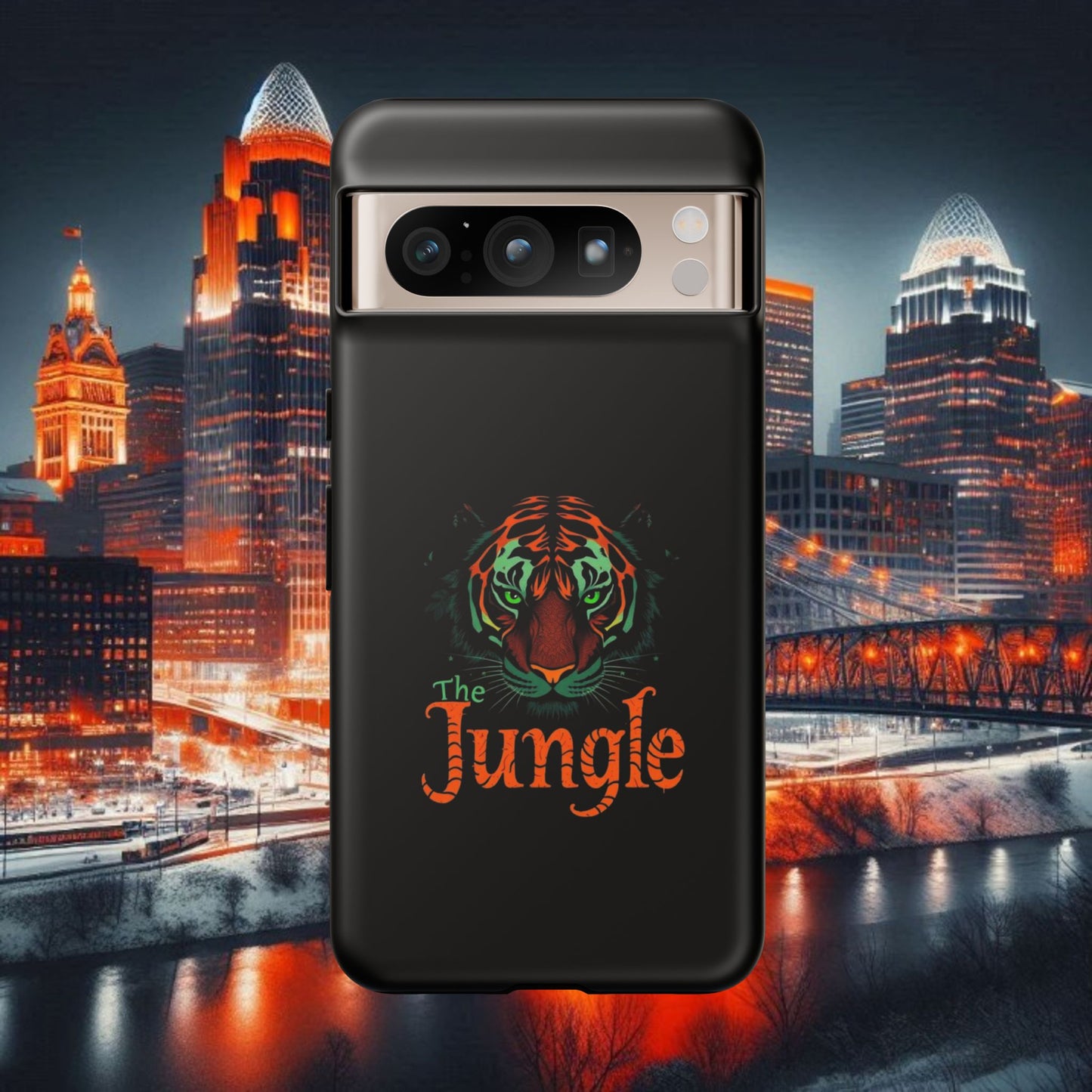 Phone Case, The Jungle Tough Phone Case for Football Fans, Friend Gift, Football Fan Accessories, Custom Phone Cover, Sports Team