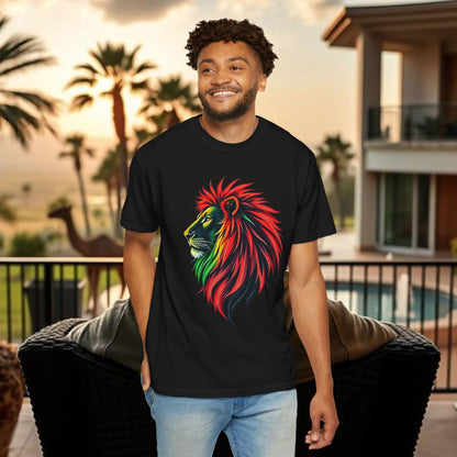 Vibrant Lion Graphic Unisex T-Shirt