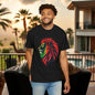 Vibrant Lion Graphic Unisex T-Shirt