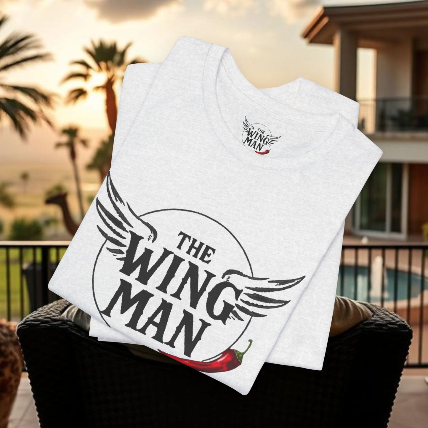 The Wing Man T-Shirt — Funny BBQ & Hot Wing Lover Tee