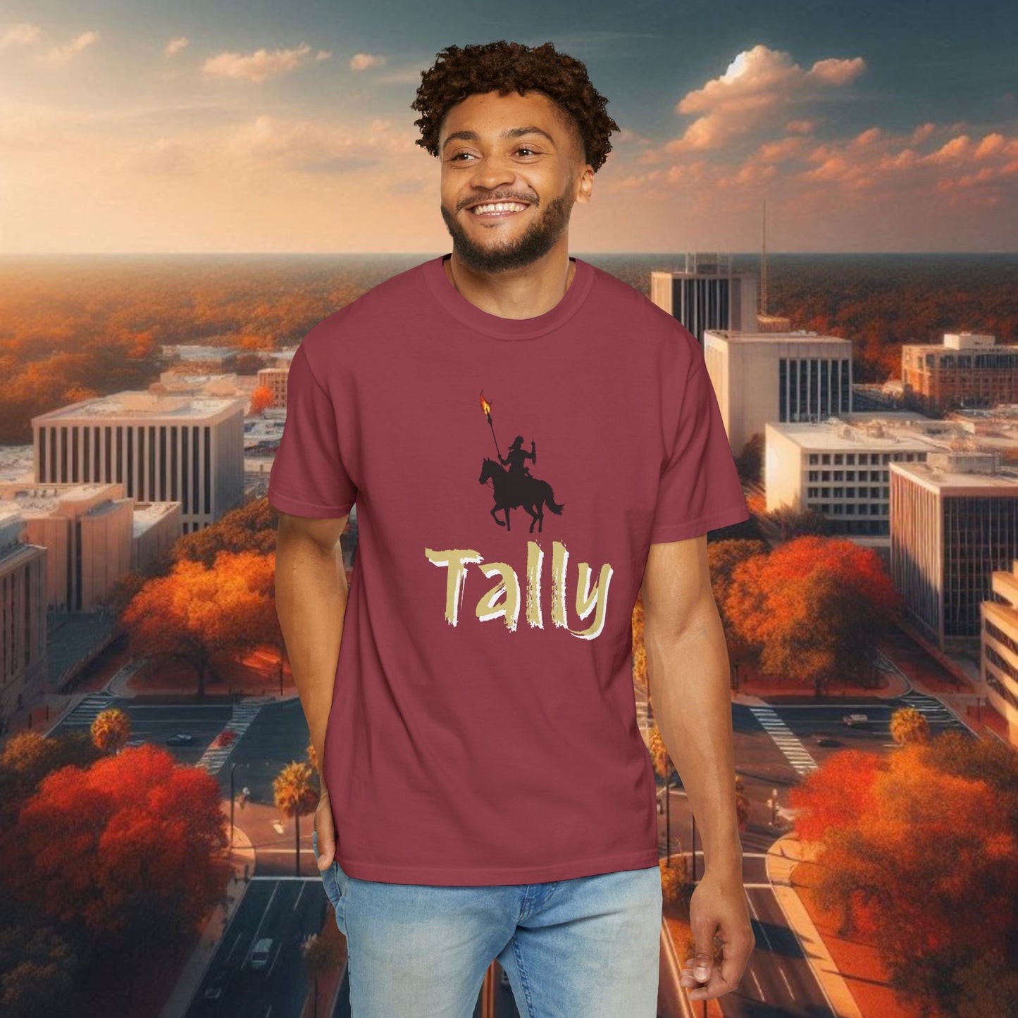 T-Shirt with Tally Design, Perfect for Game Day, Fan Apparel, Casual Wear, Sports Enthusiast Gift, Cheer Squad Tee