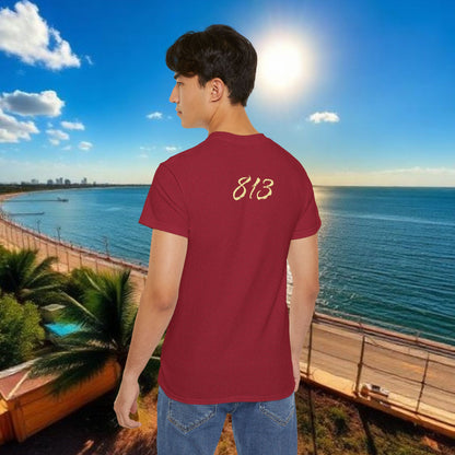 TB Monogram Tee — 813 Tampa Area Short-Sleeve T-Shirt