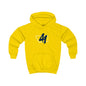 Kids Hoodie — Yellow '41' State Outline Youth Hoodie
