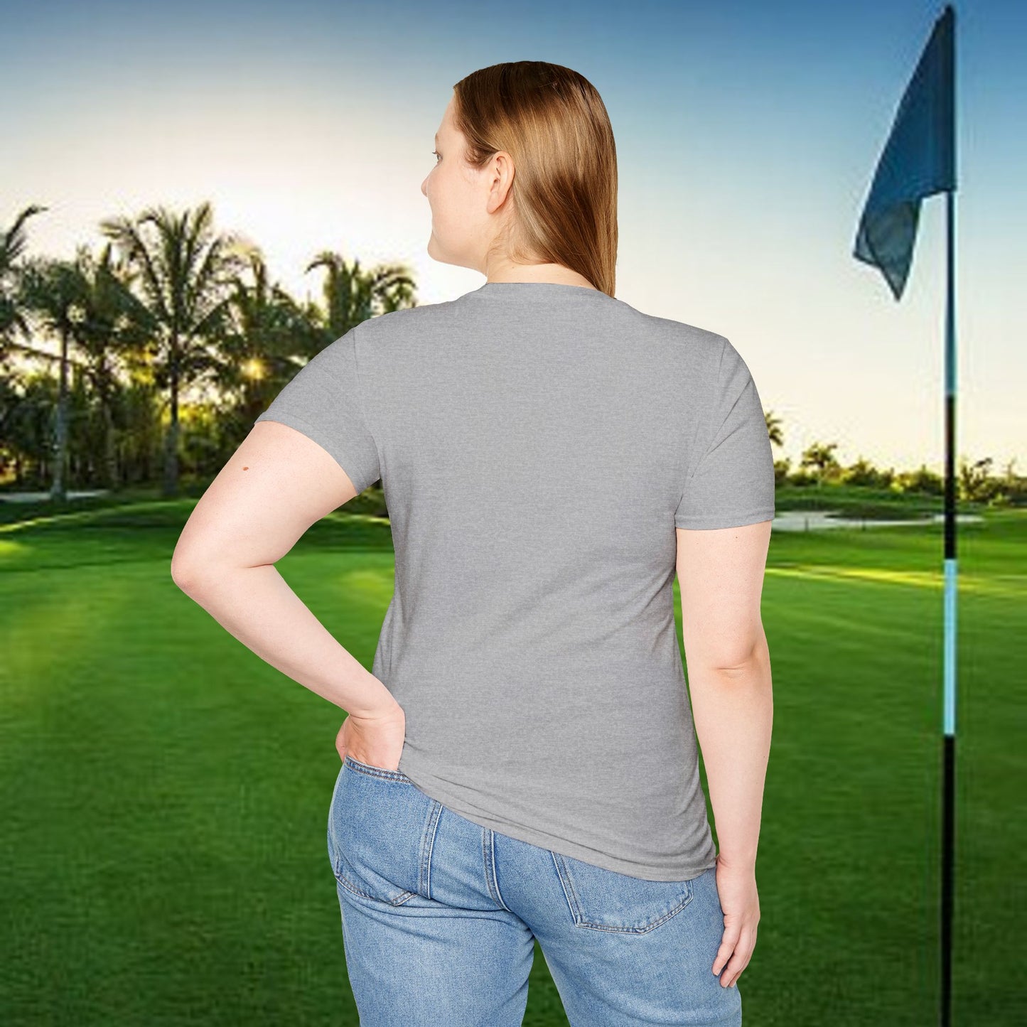 Golf-Inspired Unisex T-Shirt, Perfect Gift for Dad, Father's Day Present, Sporty Style Tee, Casual Wear, Golf Lover Apparel