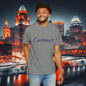 Cincinnati Script T-Shirt — Retro City Name Tee, Tri-Blend, Ultra Comfort, Perfect for Gameday