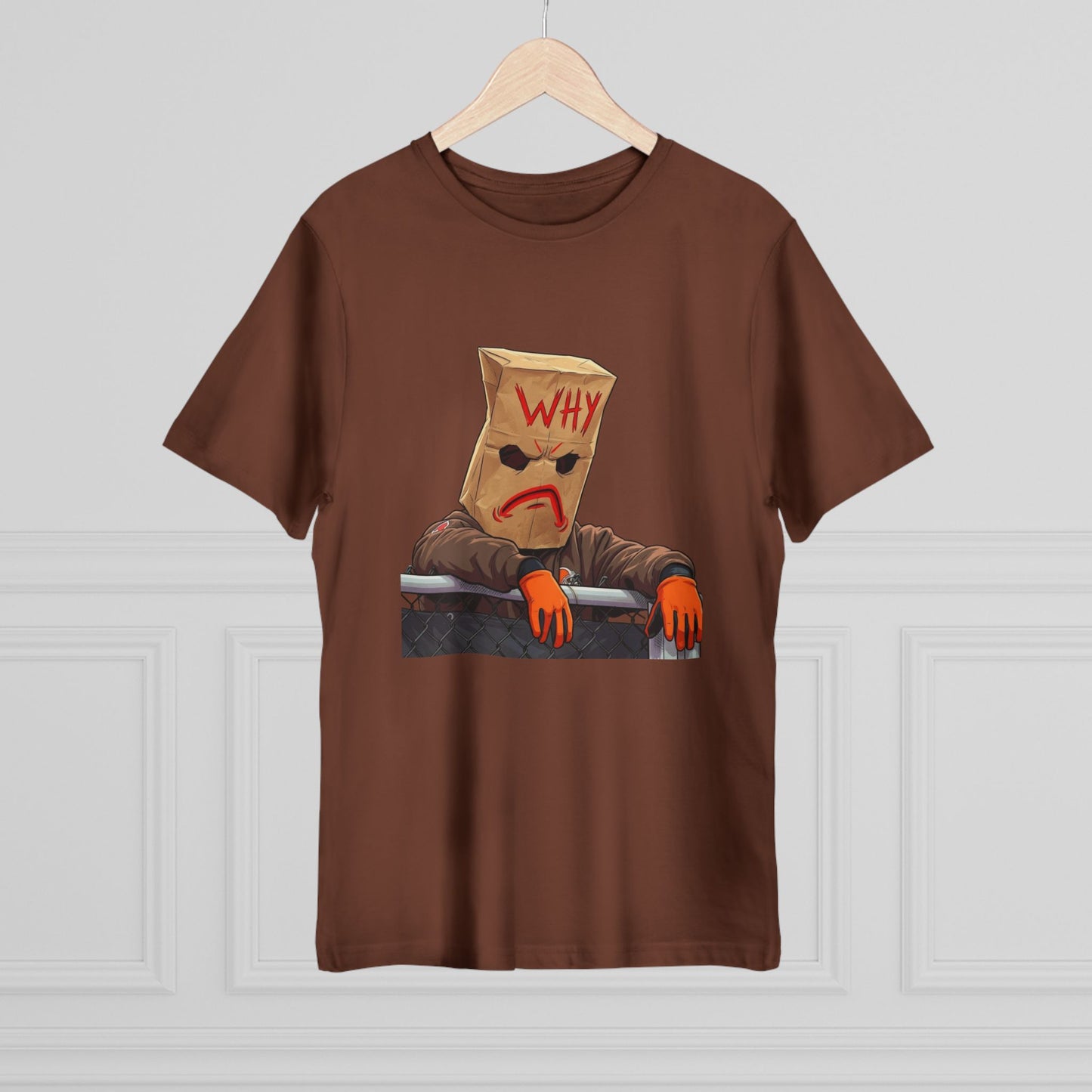 Why Bag Head T-Shirt — Funny Sad Paper Bag Face Tee