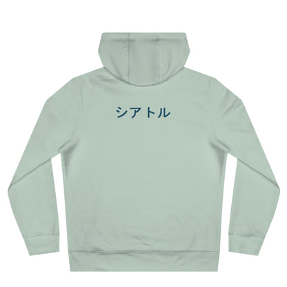 Legends #51 Hooded Sweatshirt - Cozy Gift for Him/Her, Casual Wear, Seattle in Japanese, Streetwear