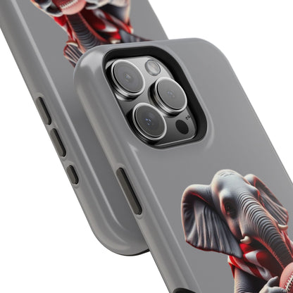 Elephant Football Case - Impact-Resistant Phone Cover, Unique Gift for Sports Lovers, Animal Case for Kids, Fun Accessories, Durable