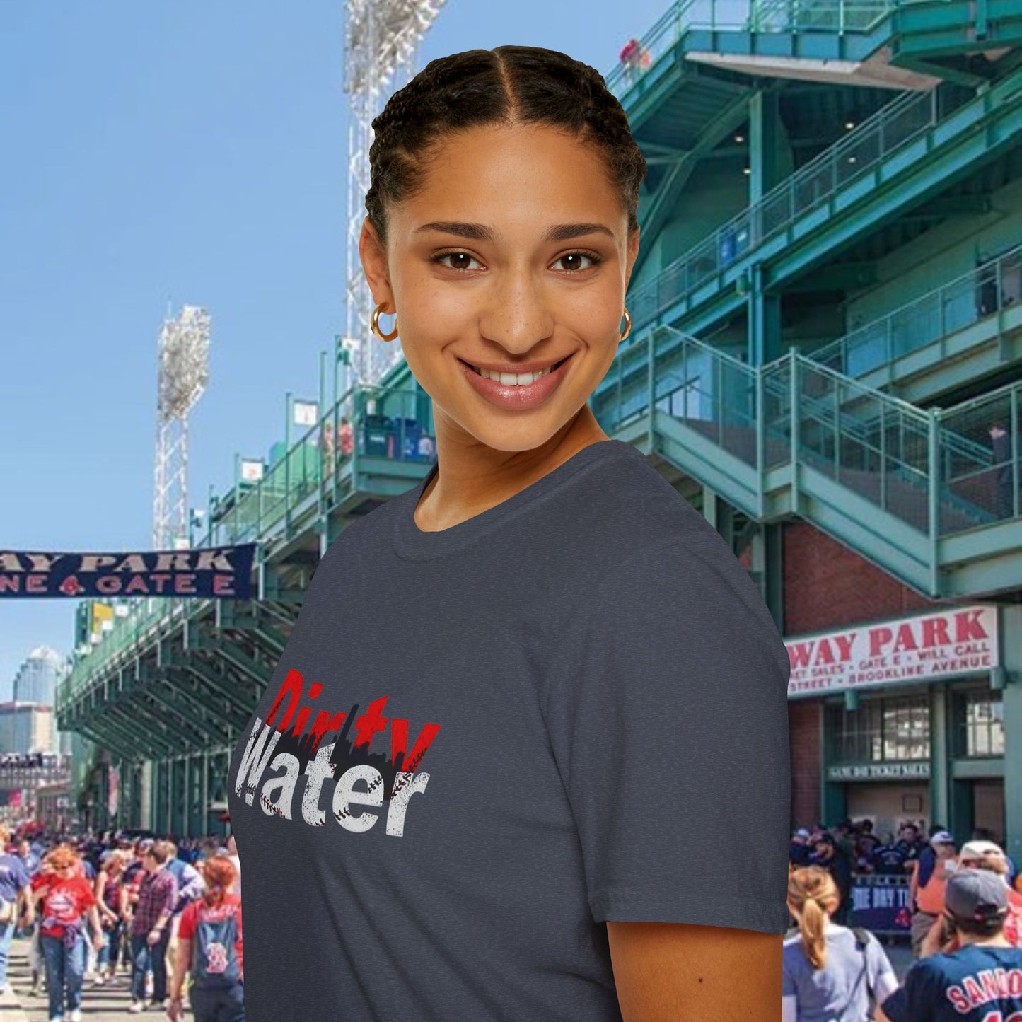 Dirty Water Unisex Softstyle T-Shirt | Casual Graphic Tee, Summer Outfit, Gift for Friends, Beachwear, Everyday Wear