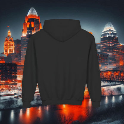 Gameday Sweatshirt, Youth Hooded Sweatshirt, Football Fan Gear, Team Spirit Apparel, Game Day Outfit, Sports Hoodie