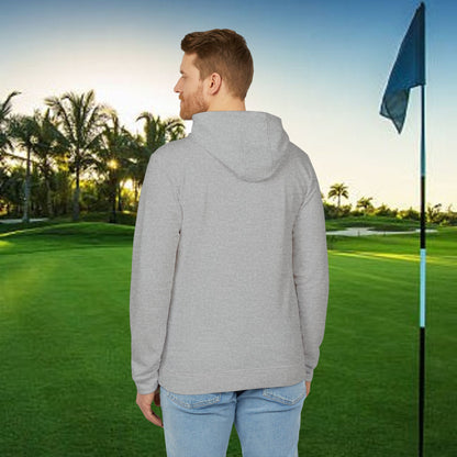 Unisex Fleece Hoodie with 'Rain Dog!' Design | Cozy Sweatshirt for Golf Lovers, Casual Layer, Gift Idea, Everyday Wear