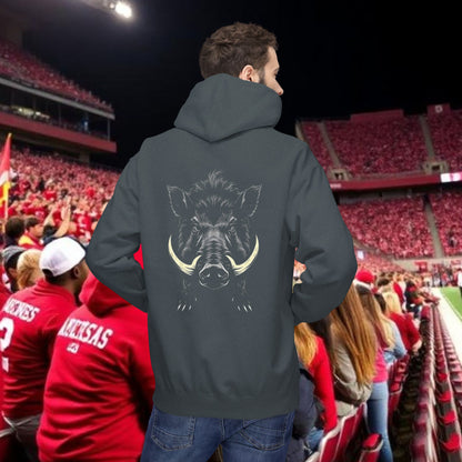 Boar Graphic Hoodie — Rugged Wild Boar Illustration with '479' Chest Print
