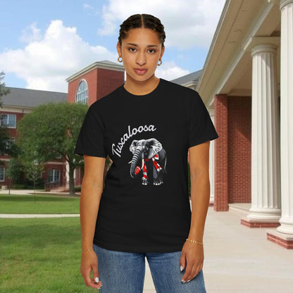 Tuscaloosa Elephant T-Shirt — University Pride Vintage Campus Tee, Soft-Style, Perfect T-Shirt for Gameday and the Tailgate