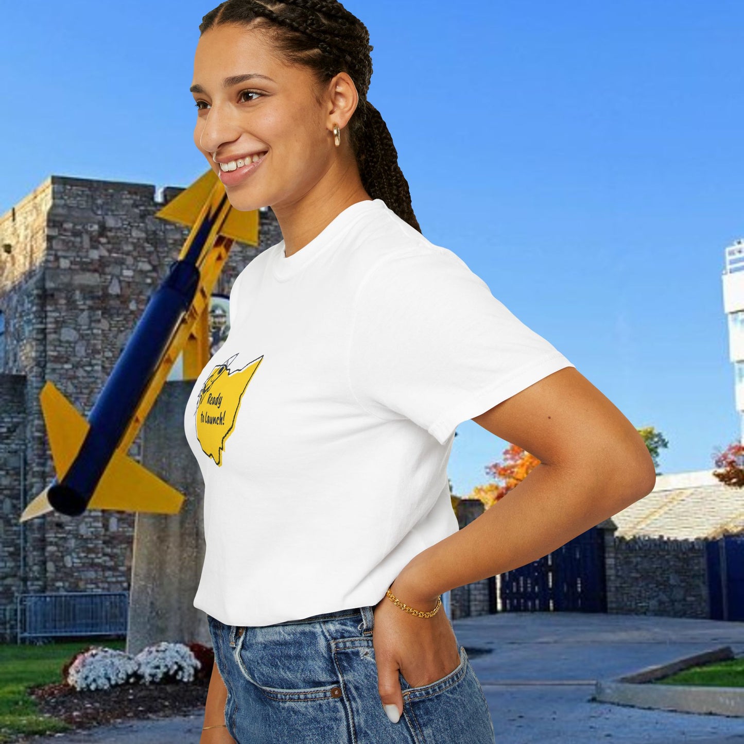 Toledo T-Shirt, Ready to Launch Graphic Tee, Unisex Casual Wear, Perfect Gift for Graduates, Ohioans