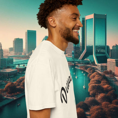 Duval Script T‑Shirt — Jacksonville Retro City Tee, Perfect for Gameday or Everyday Use. Soft style T-Shirt.