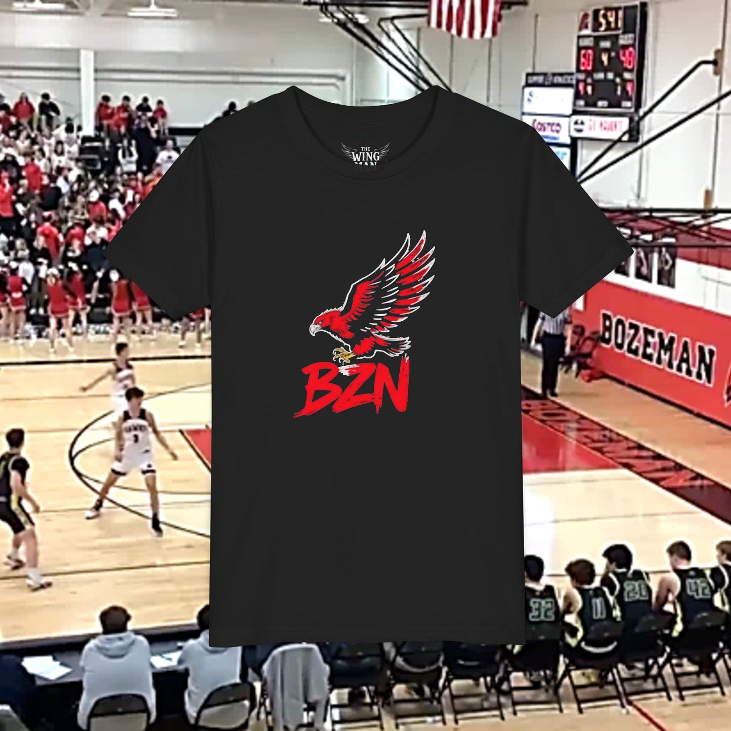 Bozeman Hawk Youth Tee - Perfect for School, Sports, or Everyday Wear, Kid's Apparel, Graphic Tee, Gifts for Young Hawk Fans