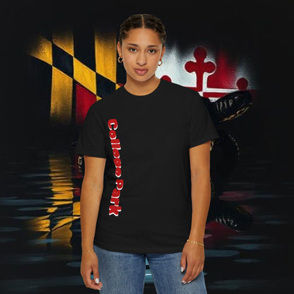 College Park Garment-Dyed T-Shirt: Perfect for Fans, College Spirit, Casual Wear, Gifts, and Events