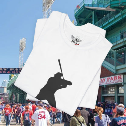 Baseball Stars Batter Silhouette T‑Shirt with Number 34 Back