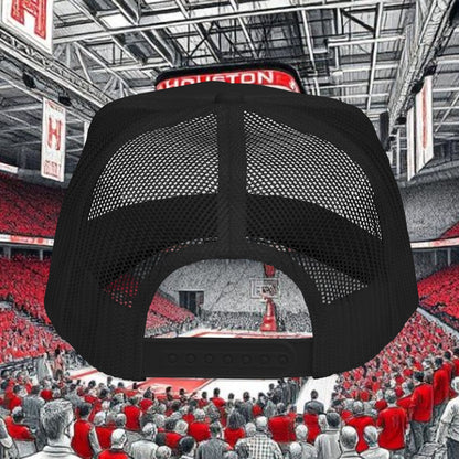 Houston Graffiti Trucker Hat — Embroidered Foam Cap