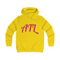 ATL Script Hoodie — Retro College Lettering Pullover