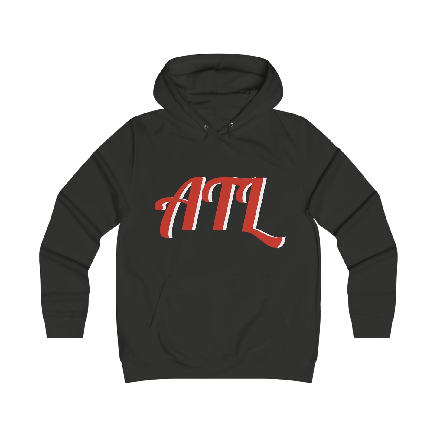ATL Script Hoodie — Retro College Lettering Pullover