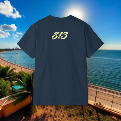 TB Monogram Tee — 813 Tampa Area Short-Sleeve T-Shirt