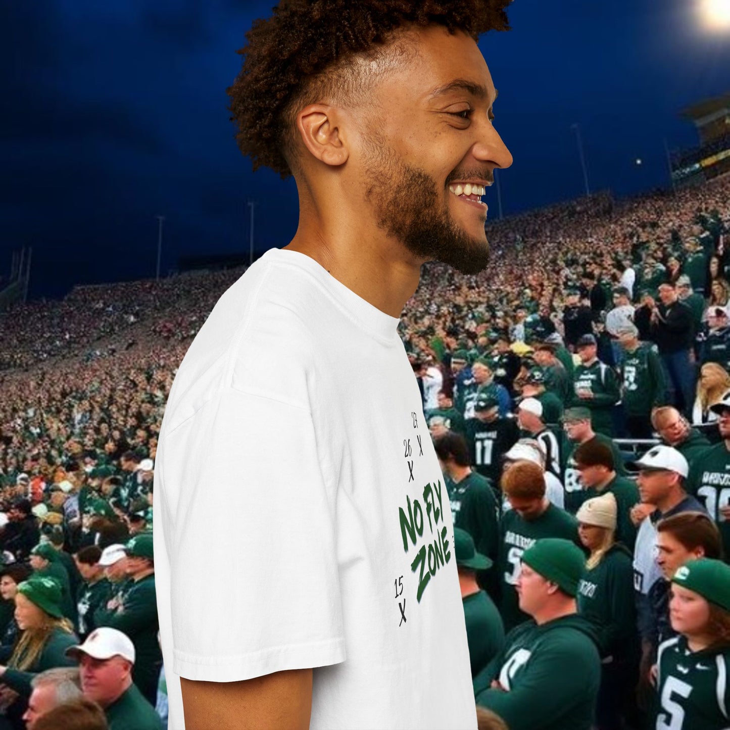 Unisex Sports T-shirt, Casual Wear, Game Day Tee, Fan Apparel, Lightweight Summer Shirt, No Fly Zone Design