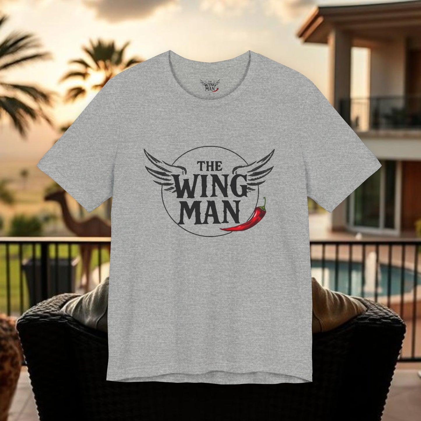 The Wing Man T-Shirt — Funny BBQ & Hot Wing Lover Tee