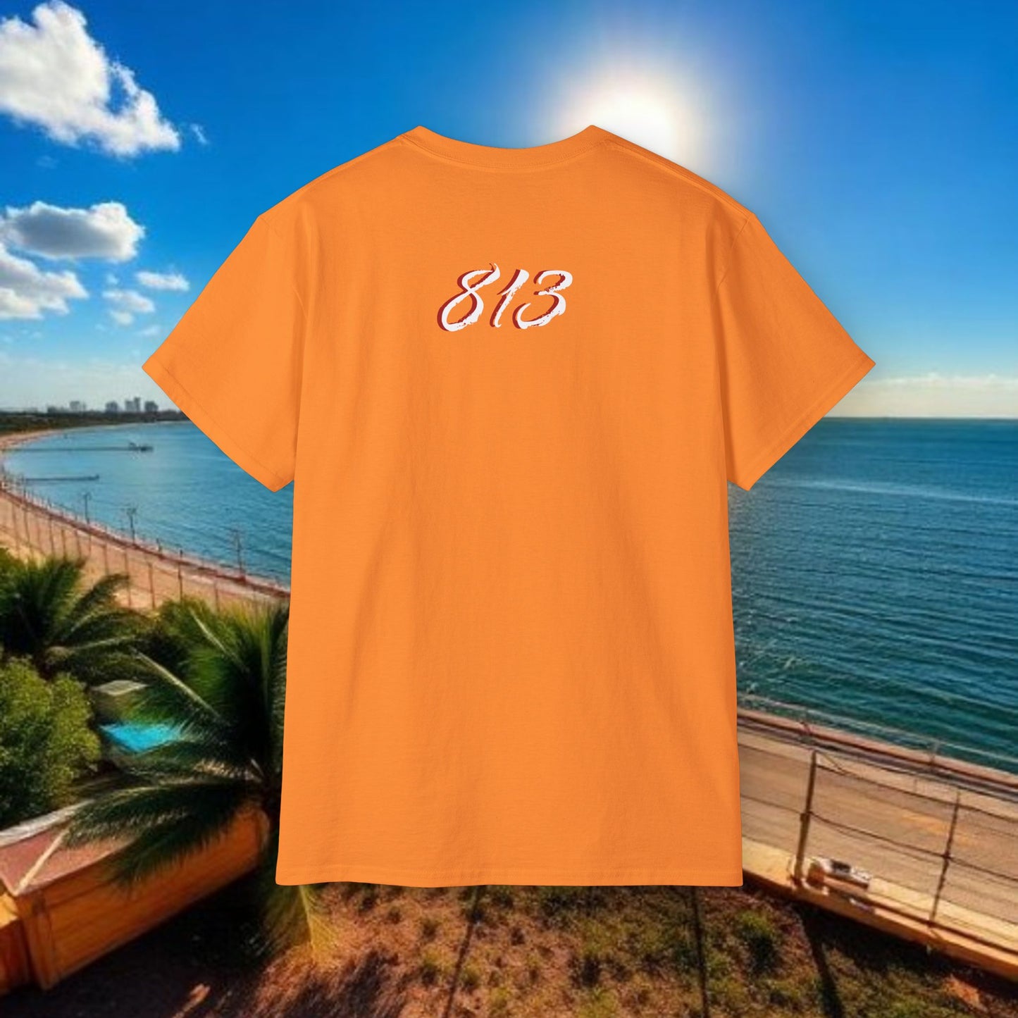 TB Monogram Tee — 813 Tampa Area Short-Sleeve T-Shirt