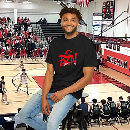 Bozeman Spirit Unisex Garment-Dyed T-Shirt, Athletic Wear, Fan Tee, Casual Style, Game Day Shirt, School Pride Apparel